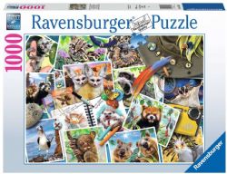 RAVENSBURGER CASSE-TÊTE 1000 PIÈCES - JOURNAL D'ANIMAUX D'UN GLOBE-TROTTEUR #17322